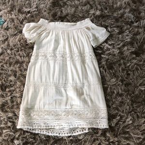White lace dress